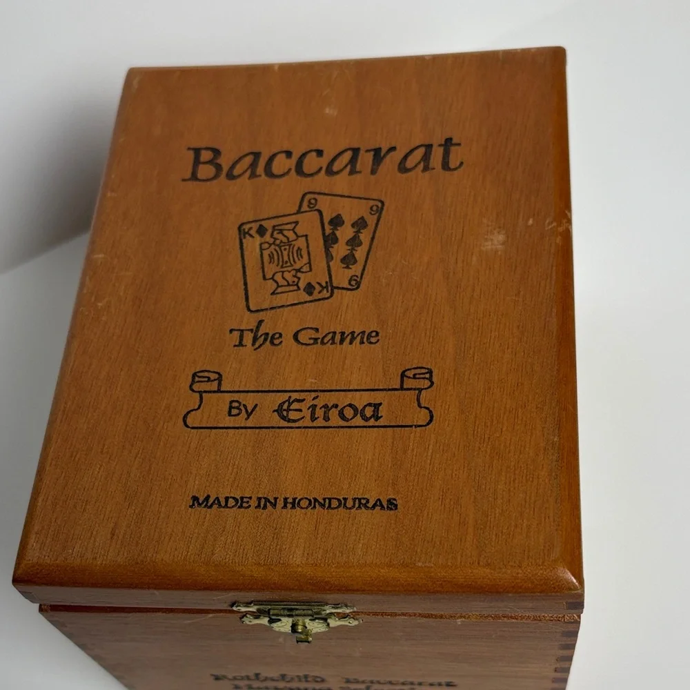 Baccarat Brown Wooden Box